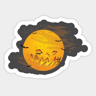 Smilin' Pumpkin Sticker